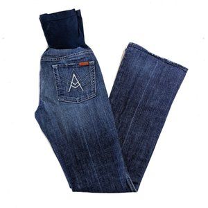 7FAMK Maternity Bootcut Jeans 28